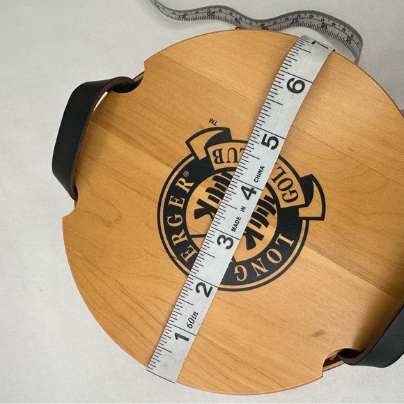 Longaberger Golf Club Woven Basket with Lid and Signature - Picture 10 of 11